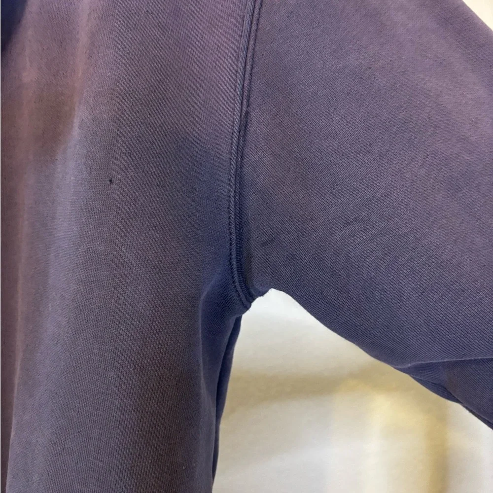 Carhartt Blue Zip-Up Hoodie; heavy-duty, worked in classic - Picture 7 of 7